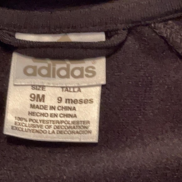 EUC INFANTS (9 Months) ADIDAS ZIP UP SWEAT JACKET - Picture 4 of 4